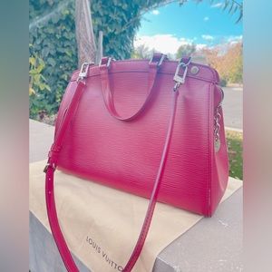 Louis Vuitton Brea Epi leather with silver hardware